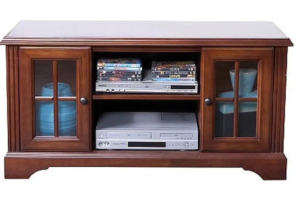 54 Inch Cherry Brown TV Stand-1