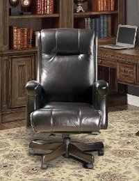 Top Grain Leather Executive Office Chair-2