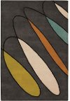 5 x 8 Medium Contemporary Gray Area Rug - Bense