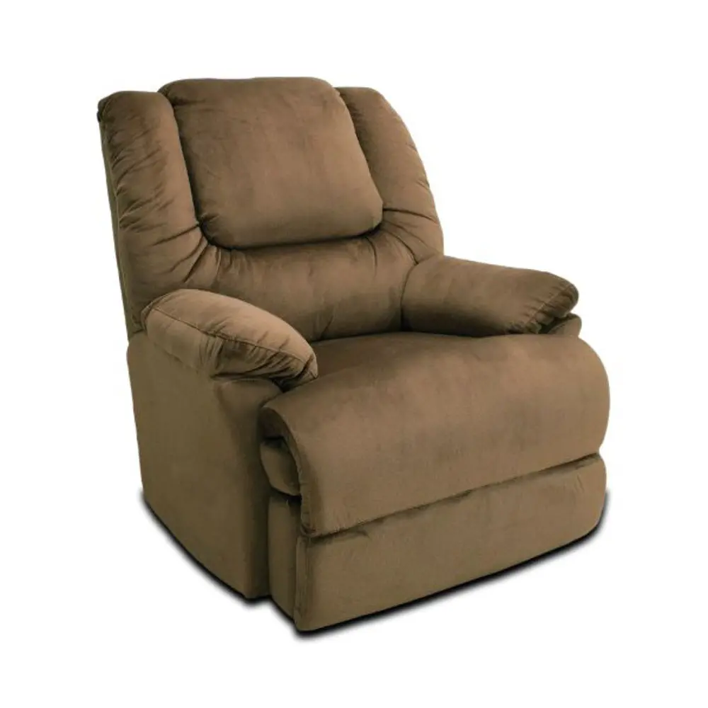 Kinzie 39.5 Inch Brown Upholstered Power Recliner-1