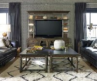 Workbench Metal and Wood Coffee Table