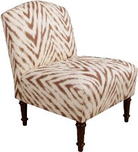 32-1ESPAMRHRS Amir Met Harissa Armless Chair - Camel Back