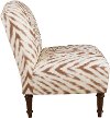 32-1ESPAMRHRS Amir Met Harissa Armless Chair - Camel Back-3