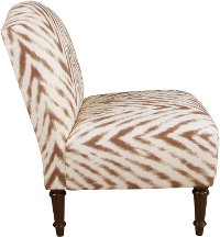 32-1ESPAMRHRS Amir Met Harissa Armless Chair - Camel Back-3