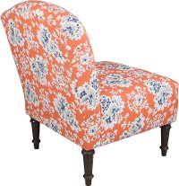 32-1ESPCCLCRL Cecilia Coral Armless Chair - Camel Back -3