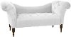 6006ESPVLVWHT Velvet White Tufted Chaise Lounge -2