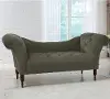 6006ESPVLVPWT Edith Pewter Velvet Tufted Lounge Chaise- Skyline Furniture