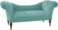 6006ESPVLVCRB Velvet Caribbean Tufted Chaise Lounge-2