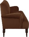 9506ESPRGLCHC Regal Chocolate Settee-3