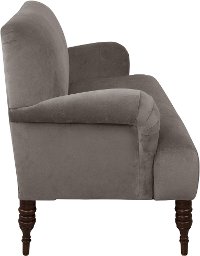 9506ESPRGLSMK Regal Smoke Settee-2