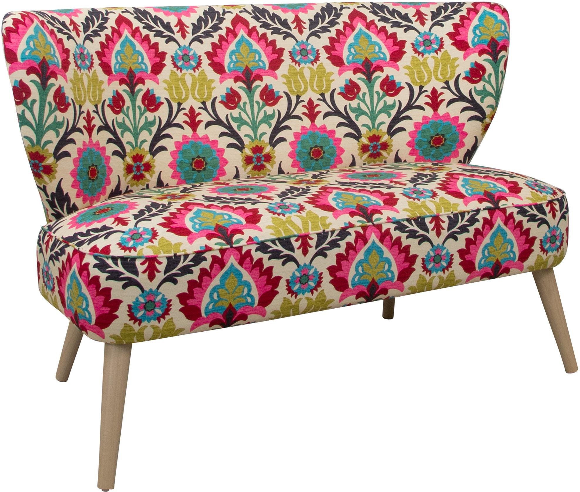 9806ESPSNTMRDSRFLW Santa Maria Desert Flower Armless Loveseat-1