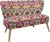 9806ESPSNTMRDSRFLW Santa Maria Desert Flower Armless Loveseat