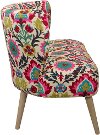 9806ESPSNTMRDSRFLW Santa Maria Desert Flower Armless Loveseat-2