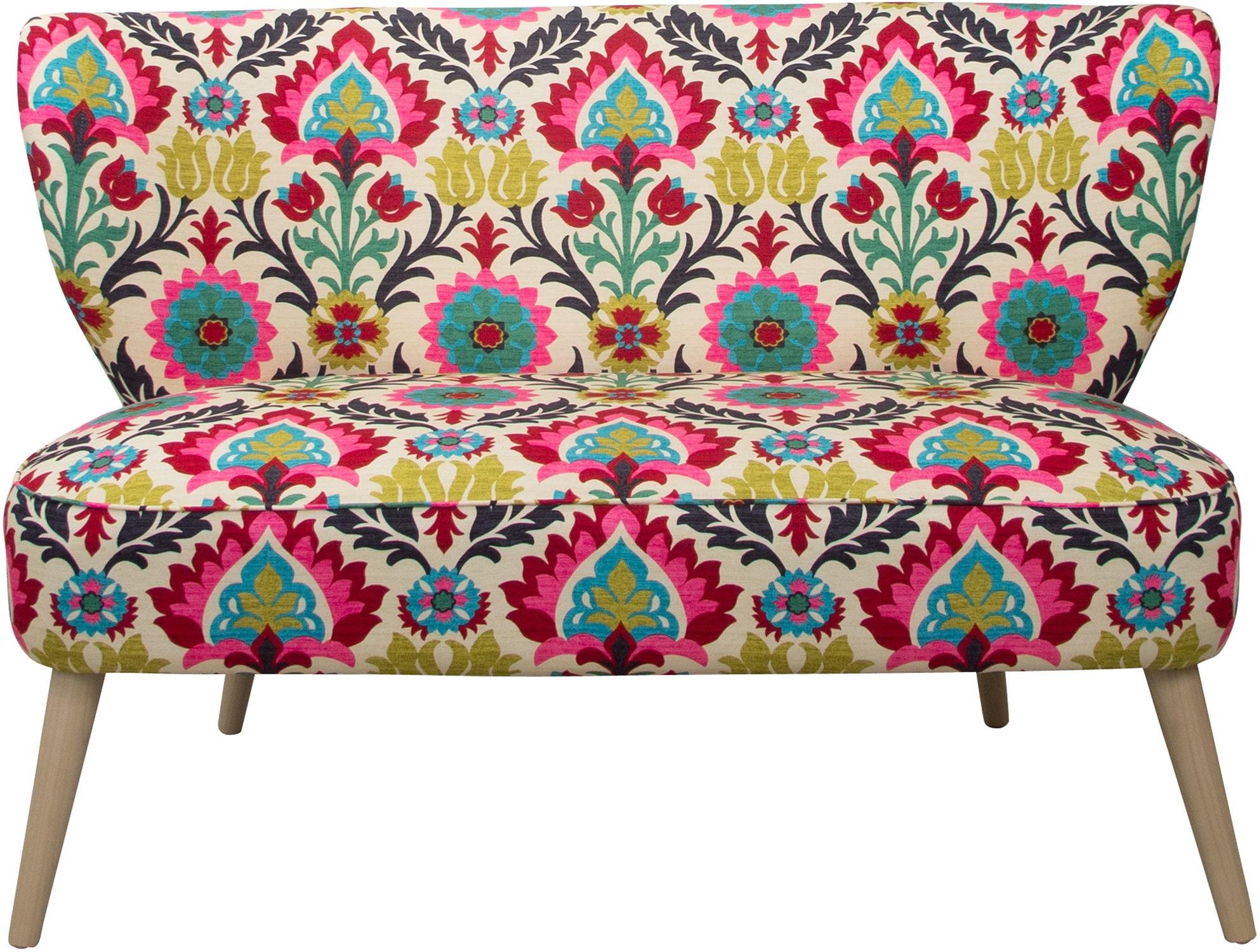 9806ESPSNTMRDSRFLW Santa Maria Desert Flower Armless Loveseat-3