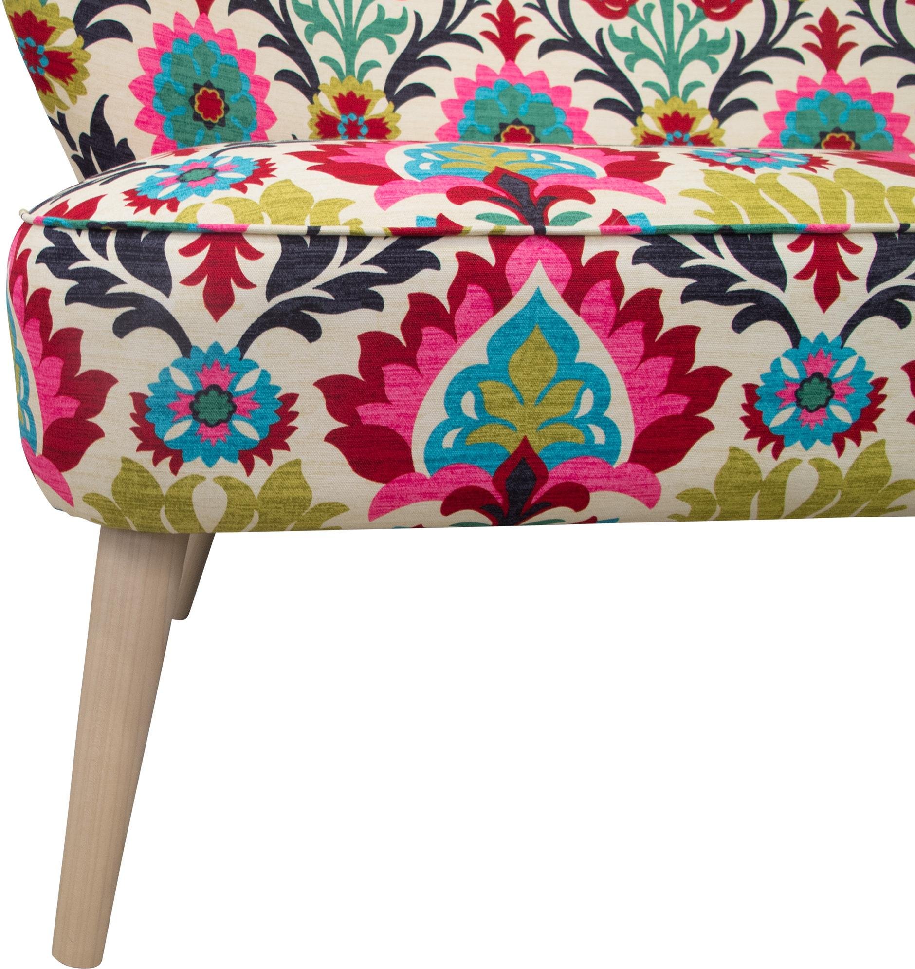 9806ESPSNTMRDSRFLW Santa Maria Desert Flower Armless Loveseat-4