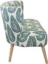9806ESPBNDKLLCTT Bindi Kelly Cottom Armless Loveseat-2
