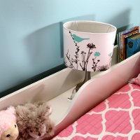 3880087 White Twin Loft Bed with Stairs/ Storage - Mobby -2