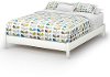 3050203 White Queen Platform Bed - Step One