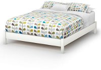 3050203 White Queen Platform Bed - Step One
