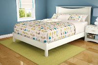 3050203 White Queen Platform Bed - Step One-2
