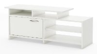 3160661 Pure White TV Stand - Step One