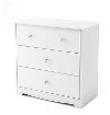 3180033 Pure White 3-Drawer Chest - Little Jewel