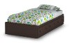 3519A1 Espresso Twin Mates Bed with 3 Drawers (39 Inch) - Savannah