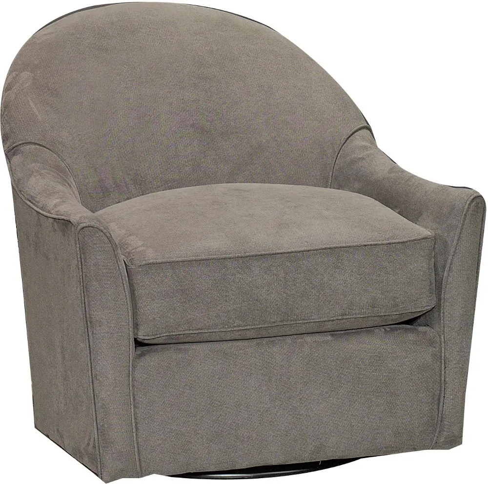 Marquis 32 Inch Raven Upholstered Swivel Chair-1