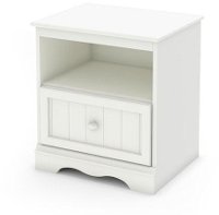 3580062 White 1-Drawer Nightstand - Savannah -2