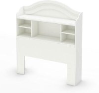 3580098 White Twin Bookcase/ Headboard (39 Inch) - Savannah-2