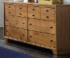 Diego Dune Pine Casual Contemporary Dresser