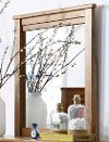 Diego Dune Pine Casual Contemporary Mirror