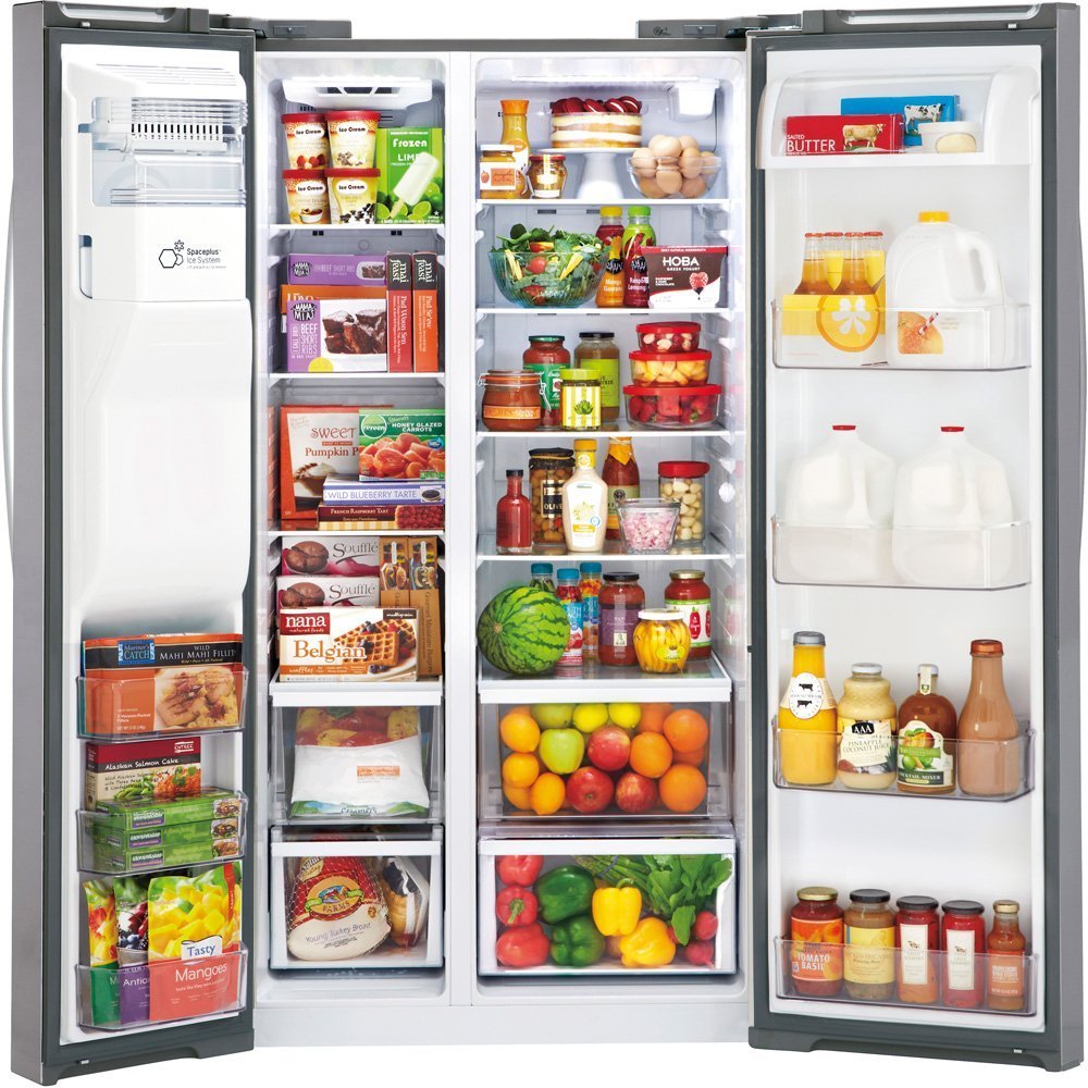 LSXS26326S LG 26.2 cu ft Side by Side Refrigerator - 36 W Stainless Steel-3