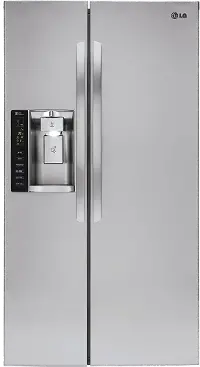 LSXS26326S LG 26.2 cu ft Side by Side Refrigerator - Stainless Steel