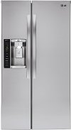 LSXS26326S LG 26.2 cu. ft. Side by Side Refrigerator - 36 Inch Stainless Steel