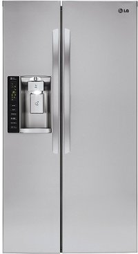 LSXS26326S LG 26.2 cu. ft. Side by Side Refrigerator - 36 Inch Stainless Steel