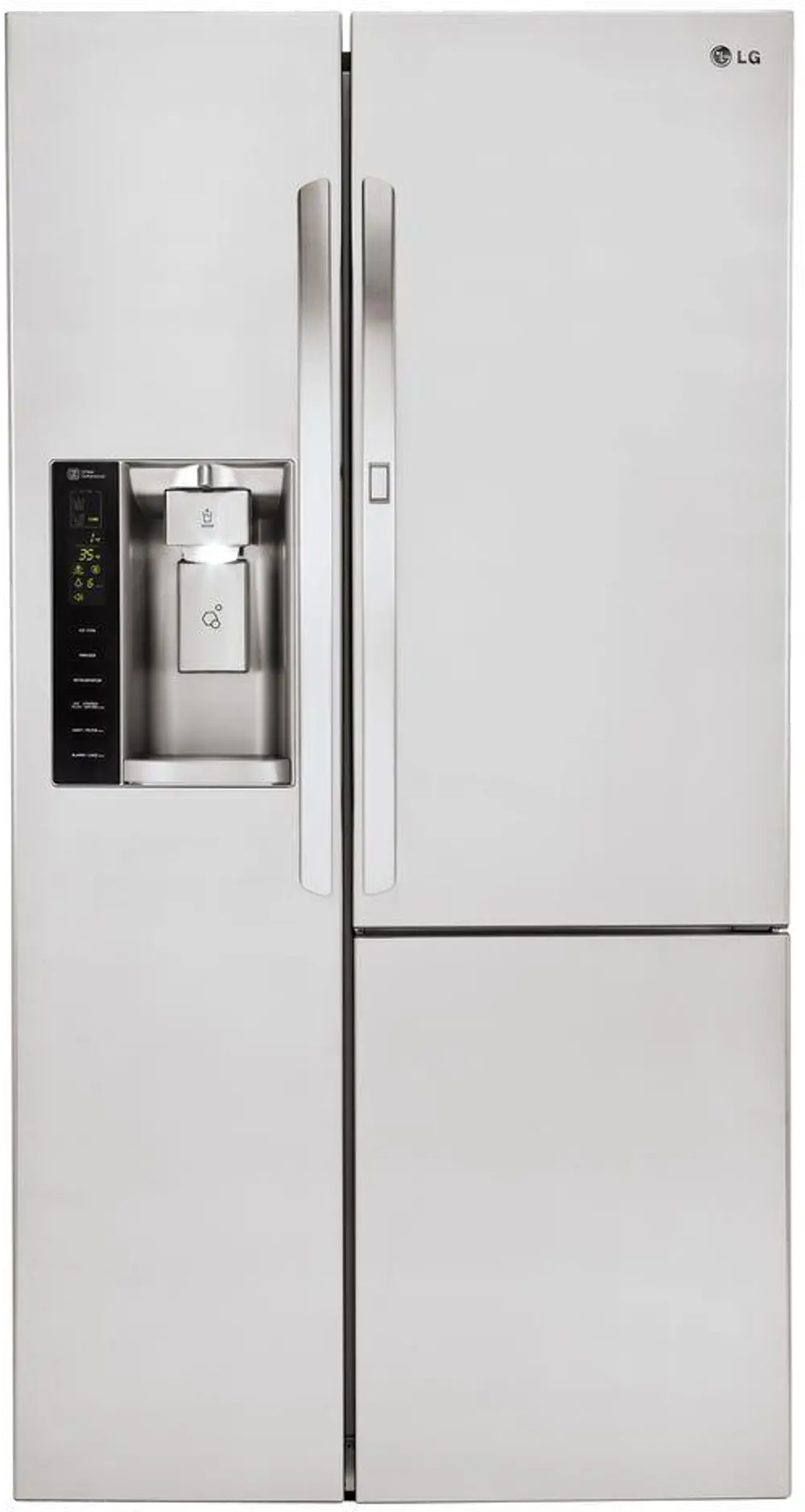 LSXS26366S LG 26.1 cu ft Side by Side Refrigerator - Stainless Steel-1
