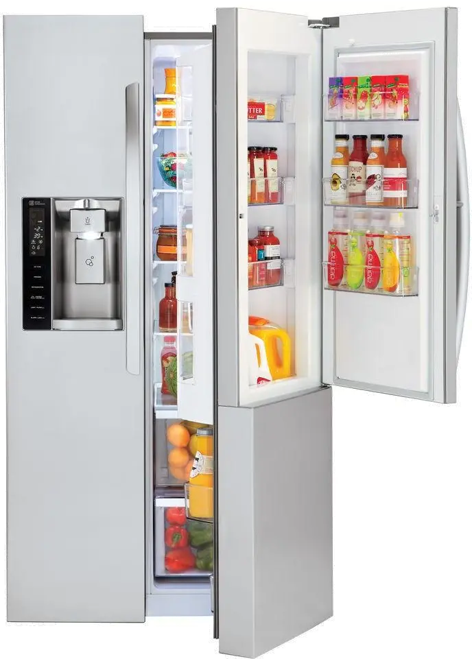 LSXS26366S LG 26.1 cu ft Side by Side Refrigerator - Stainless Steel-2