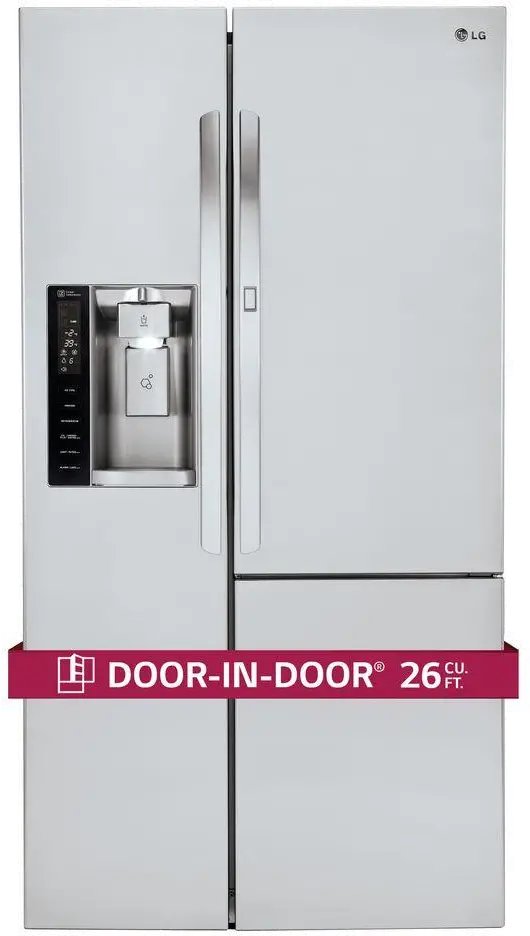 LSXS26366S LG 26.1 cu ft Side by Side Refrigerator - Stainless Steel-5