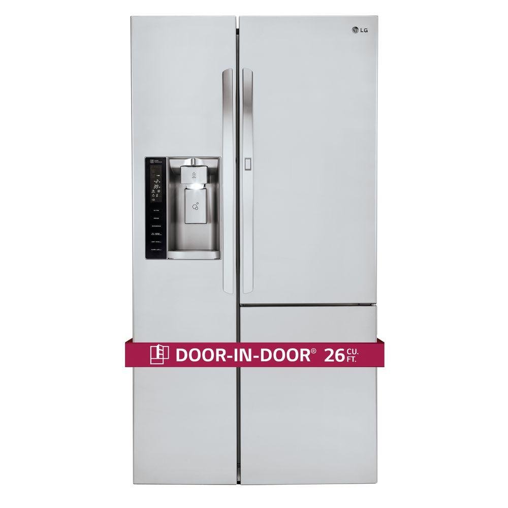 LSXS26366S LG 26.1 cu. ft. Door-in-Door Refrigerator - 36 W Stainless Steel-5
