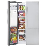 LSXS26366S LG 26.1 cu. ft. Side by Side Door-in-Door Refrigerator - 36 Inch Stainless Steel-4