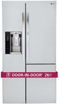 LSXS26366S LG 26.1 cu. ft. Side by Side Door-in-Door Refrigerator - 36 Inch Stainless Steel-5