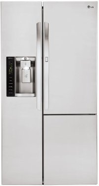LSXS26366S LG Side-by-Side Refrigerator - 36 Inch with Door-in-Door - Stainless Steel