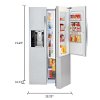 LSXS26366S LG Side-by-Side Refrigerator - 36 Inch with Door-in-Door - Stainless Steel-6