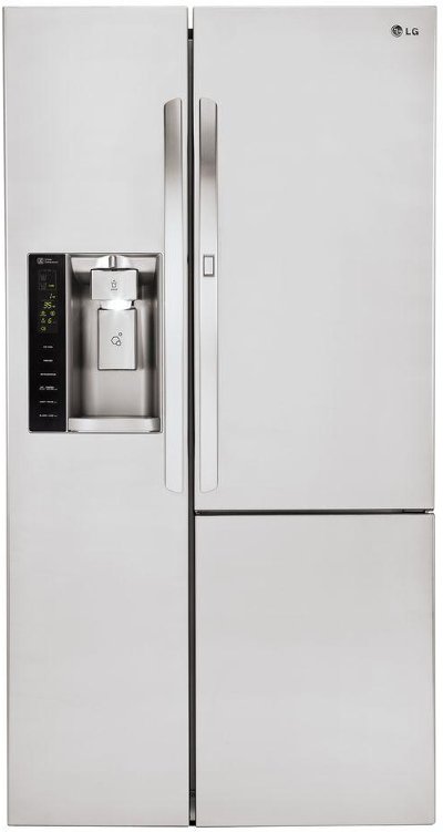 LSXS26366S LG Side-by-Side Refrigerator 26 cu. ft. Door-in-Door - 36 Inch Stainless Steel