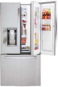 LFXS24663S LG 33 Inch French Door Refrigerator - Stainless Steel