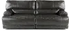 Stampede Charcoal Leather-Match Power Reclining Sofa