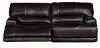 Stampede Blackberry Leather-Match Power Reclining Sofa