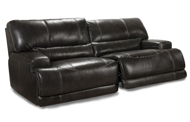 Gray Leather Match Power Reclining Living Room Set Stampede Rc Gray Leather Match Power Reclining Living Room Set Stampede