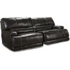Gray Leather-Match Power Reclining Living Room Set - Stampede-2